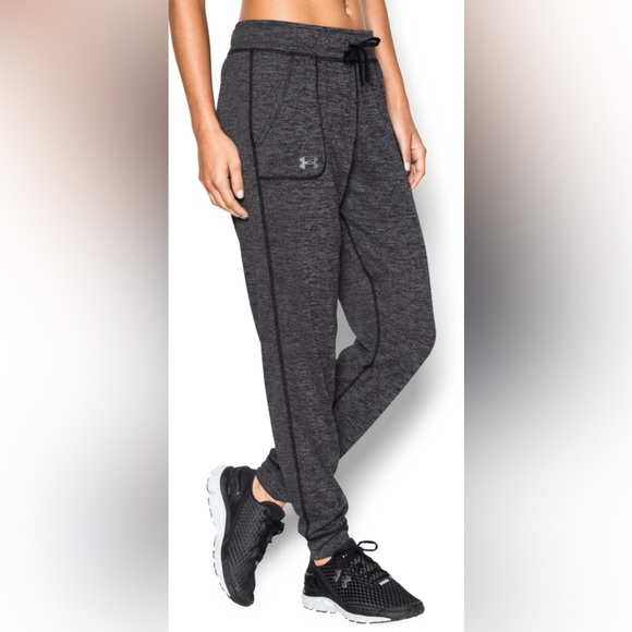 Under Armour women’s gray w/black “loose” “heat gear”  lounge pants. Sz M - Picture 9 of 10